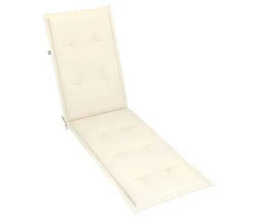 Atpūtas Krēsls Ar Kāju Balstu Un Matraci, Akācijas Masīvkoks Vidaxl