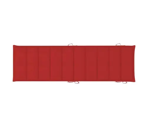 Sauļošanās Zvilnis Ar Matraci, Pelēks Akācijas Masīvkoks Vidaxl