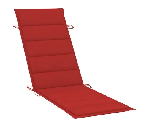 Sauļošanās Zvilnis Ar Matraci, Pelēks Akācijas Masīvkoks Vidaxl