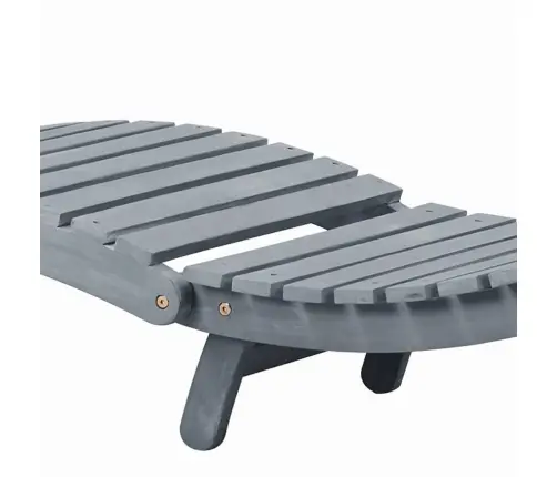 Sauļošanās Zvilnis Ar Matraci, Pelēks Akācijas Masīvkoks Vidaxl Sauļošanās Zvilnis Ar Matraci, Pelēks Akācijas Masīvkoks Vidaxl