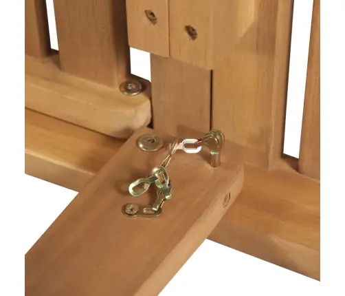 Sauļošanās Zvilnis Ar Matraci, Salokāms, Akācijas Masīvkoks Vidaxl