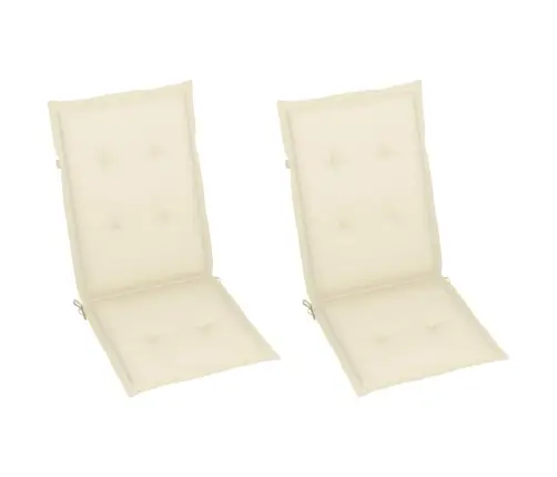 Šūpuļkrēsls Ar Matračiem, Akācijas Masīvkoks Vidaxl