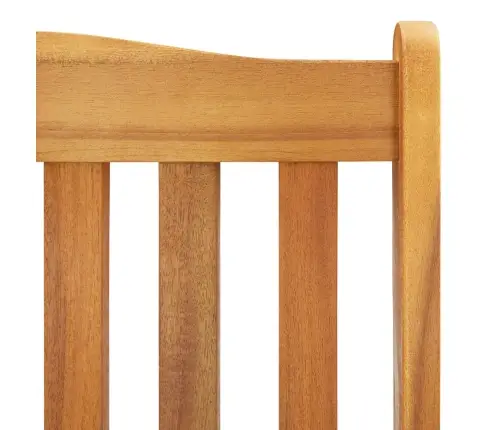 Šūpuļkrēsls Ar Matračiem, Akācijas Masīvkoks Vidaxl