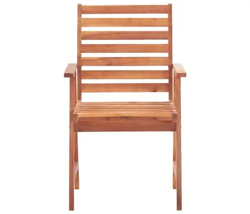 Dārza Krēsli Ar Matračiem, 2 Gab., Akācijas Masīvkoks Vidaxl