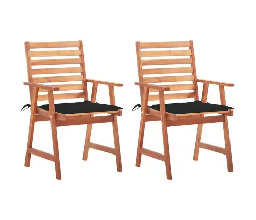 Dārza Krēsli Ar Matračiem, 2 Gab., Akācijas Masīvkoks Vidaxl Dārza Krēsli Ar Matračiem, 2 Gab., Akācijas Masīvkoks Vidaxl