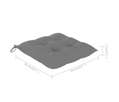 Lauko Valgomojo Kėdės Su Pagalvėlėmis, 2Vnt., Akacijos Masyvas