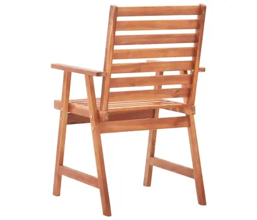 Lauko Valgomojo Kėdės Su Pagalvėlėmis, 2Vnt., Akacijos Masyvas