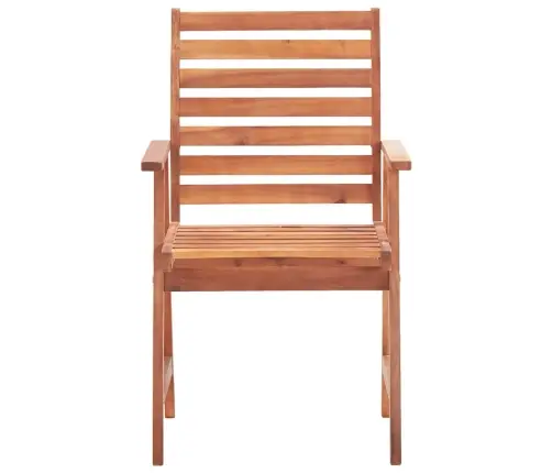 Dārza Krēsli Ar Matračiem, 3 Gab., Akācijas Masīvkoks Vidaxl