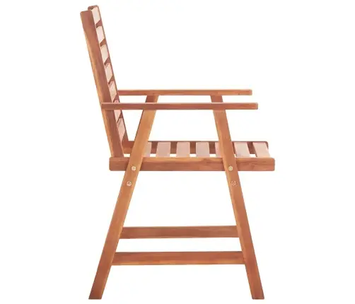 Dārza Krēsli Ar Matračiem, 3 Gab., Akācijas Masīvkoks Vidaxl