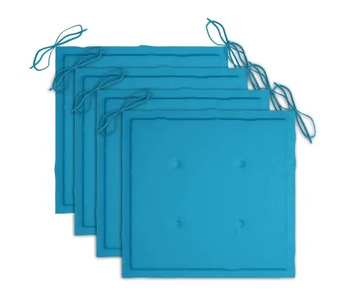 Lauko Valgomojo Kėdės Su Pagalvėlėmis, 3Vnt., Akacijos Masyvas