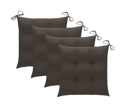 Dārza Krēsli Ar Matračiem, 3 Gab., Akācijas Masīvkoks Vidaxl