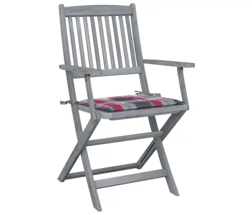 Kokkupandavad Aiatoolid 2 Tk Patjadega Akaatsiapuit