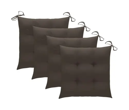 Sulankstomos Lauko Kėdės Su Pagalvėmis, 4Vnt., Akacijos Masyvas