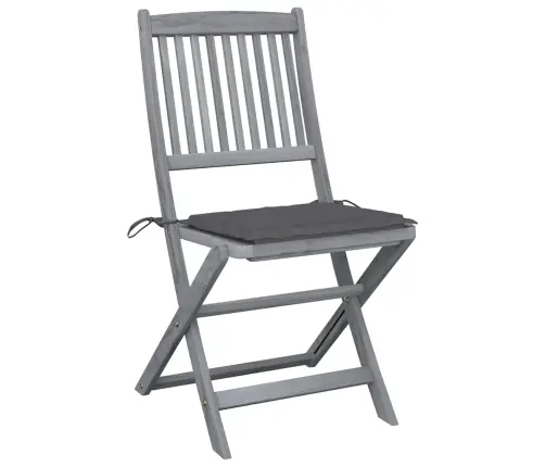 Sulankstomos Lauko Kėdės Su Pagalvėmis, 2Vnt., Akacijos Masyvas