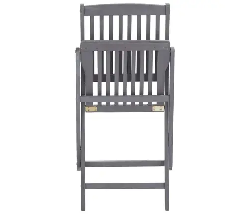 Saliekami Āra Krēsli Ar Matračiem, 2 Gab., Akācijas Masīvkoks Vidaxl