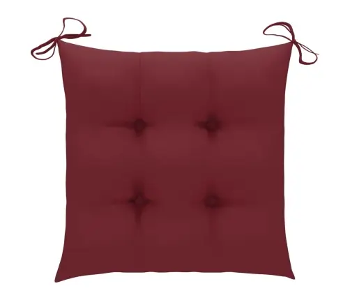 Saliekami Āra Krēsli Ar Matračiem, 2 Gab., Akācijas Masīvkoks Vidaxl