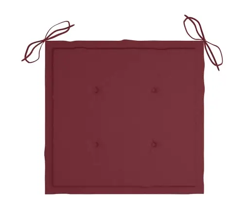 Kokkupandavad Aiatoolid, 4 Tk, Patjadega, Akaatsiapuit