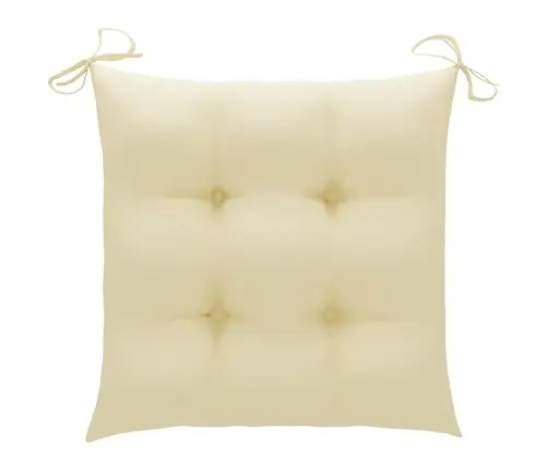 Kokkupandavad Aiatoolid 4 Tk Patjadega Akaatsiapuit