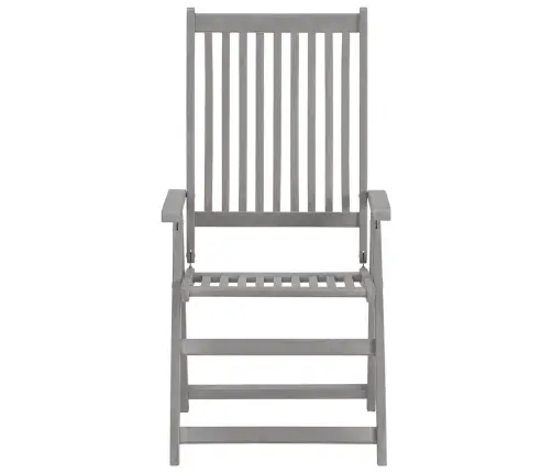 Atlošiamos Sodo Kėdės Su Pagalvėmis, 2Vnt., Akacijos Masyvas