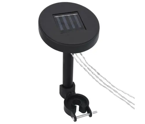 Nojumes Led Lampiņu Virtenes Ar Saules Paneli Vidaxl