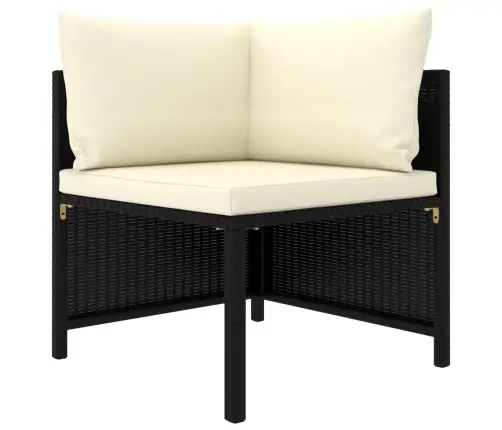 5-Daļīgs Dārza Mēbeļu Komplekts Ar Matračiem, Pe Rotangpalma Vidaxl