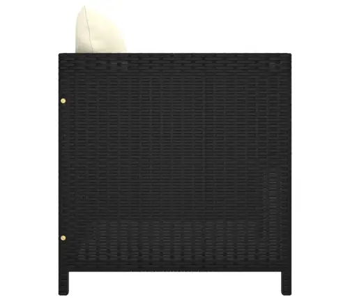 5-Daļīgs Dārza Mēbeļu Komplekts Ar Matračiem, Pe Rotangpalma Vidaxl