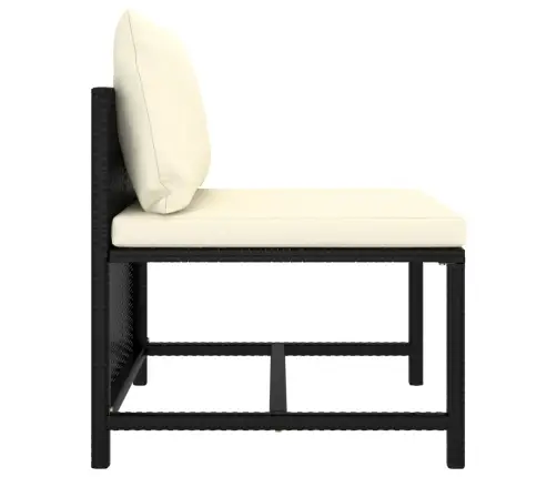 6-Daļīgs Dārza Mēbeļu Komplekts Ar Matračiem, Pe Rotangpalma Vidaxl