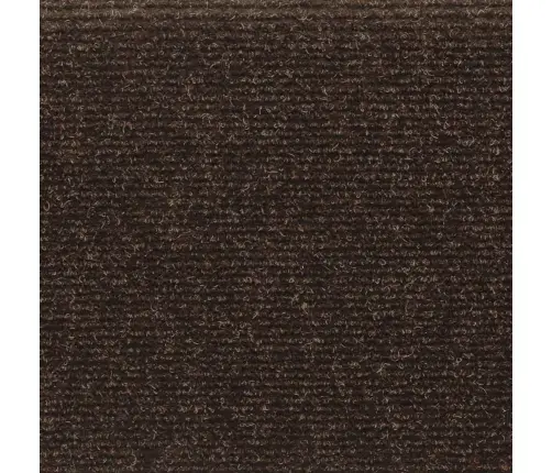 Laiptų Kilimėliai, Lipnūs, 15 Vnt., 65X21X4 cm Rudi, Stačiakampiai Kraštai