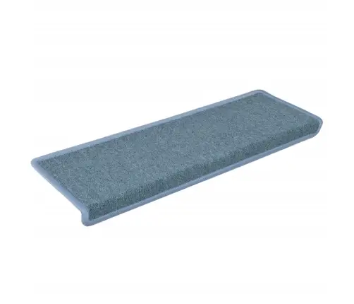 Kāpņu Paklāji, 15 Gab., 65X21X4 Cm, Zili Vidaxl