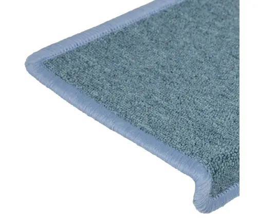 Kāpņu Paklāji, 15 Gab., 65X21X4 Cm, Zili Vidaxl