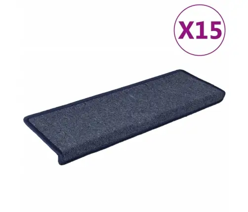 Trepimatid 15 Tk 65 X 21 X 4 Cm Tumehall Ja Sinine Ristkülikukujuline Serv