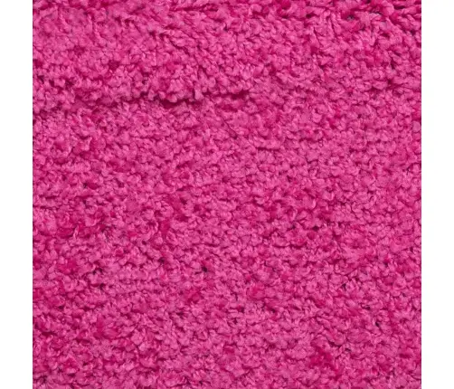 Kāpņu Paklājiņi, 15 Gab., 65X21X4 Cm, Rozā, Taisnstūrveida Mala Vidaxl