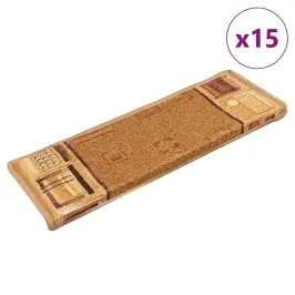 Isekleepuv Trepivaip 15 Tk, 65X21X4 cm Beež