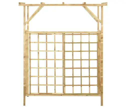 Dārza Pergola 2 Atkritumu Tvertnēm, Impregnēts Priedes Koks Vidaxl