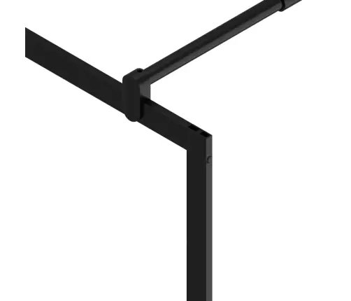 Dušinurga Sein, Läbipaistev Esg-Klaas, Must, 115 X 195 Cm