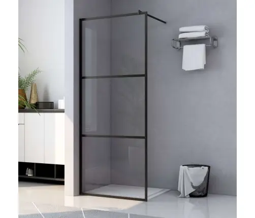 Dušinurga Sein, Läbipaistev Esg-Klaas, Must, 115 X 195 Cm