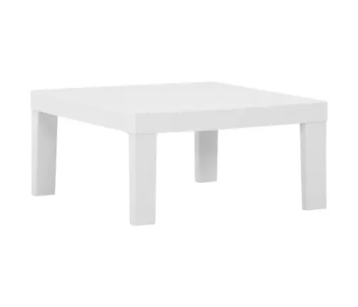 4-Daļīgs Dārza Mēbeļu Komplekts Ar Matračiem, Balta Plastmasa Vidaxl