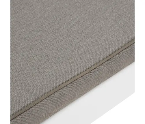 4-Daļīgs Dārza Mēbeļu Komplekts Ar Matračiem, Balta Plastmasa Vidaxl