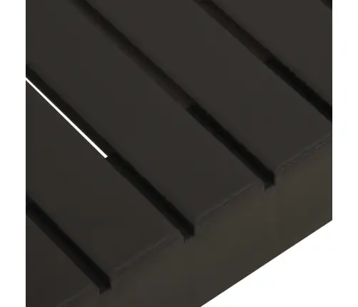 4-Daļīgs Dārza Mēbeļu Komplekts Ar Matračiem, Pelēka Plastmasa Vidaxl