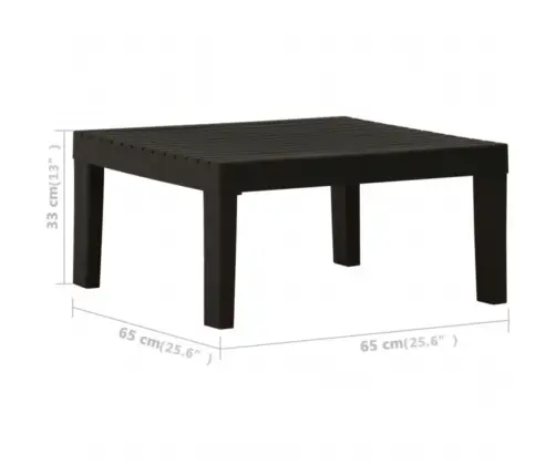 6-Osaline Aiamööbli Komplekt Patjadega, Plast, Hall