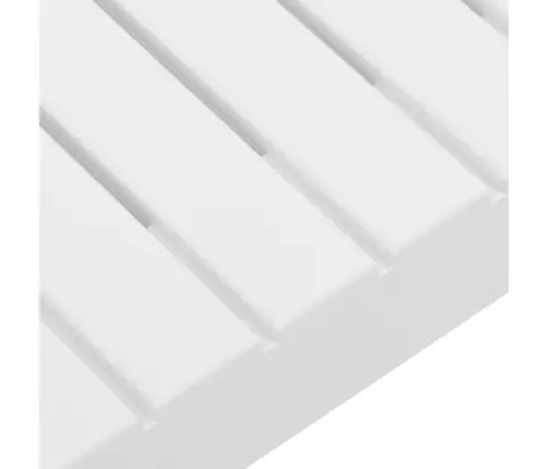 4-Daļīgs Dārza Mēbeļu Komplekts Ar Matračiem, Balta Plastmasa Vidaxl