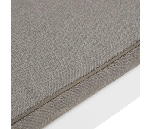 4-Daļīgs Dārza Mēbeļu Komplekts Ar Matračiem, Balta Plastmasa Vidaxl