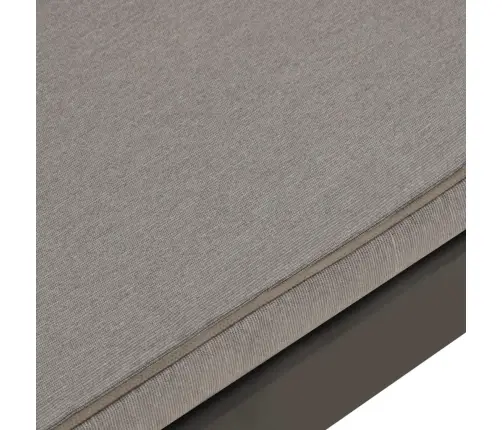 4-Osaline Aiamööbli Komplekt Patjadega, Plast, Hall