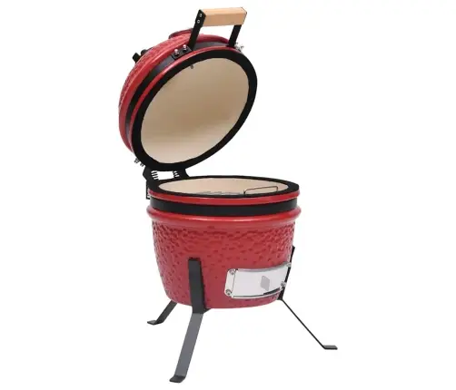 Keramikinė Kamado Kepsninė-Rūkykla, 56 cm Raudona Spalva