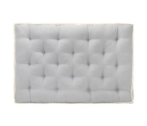 Pagalvė Sofai Iš Palečių, Pilkos Spalvos, 120X80X10Cm