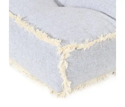 Pagalvė Sofai Iš Palečių, Pilkos Spalvos, 120X80X10Cm