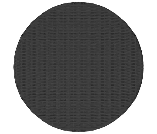 7-Osaline Aiadiivanikomplekt Patjadega, Polürotang, Must