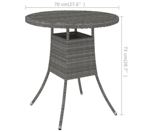 Sofos Komplektas Su Pagalvėlėmis, 7 Dalių, Pilkas, Poliratanas