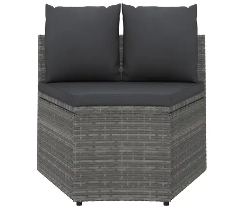 8-Osaline Aiadiivanikomplekt Patjadega, Polürotang, Hall