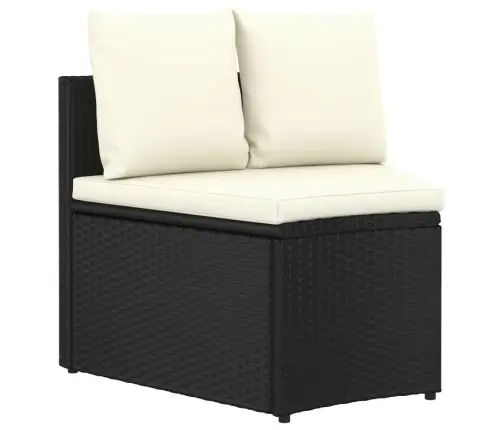 5-Daļīgs Dārza Dīvānu Komplekts Ar Matračiem, Pe Rotangpalma Vidaxl